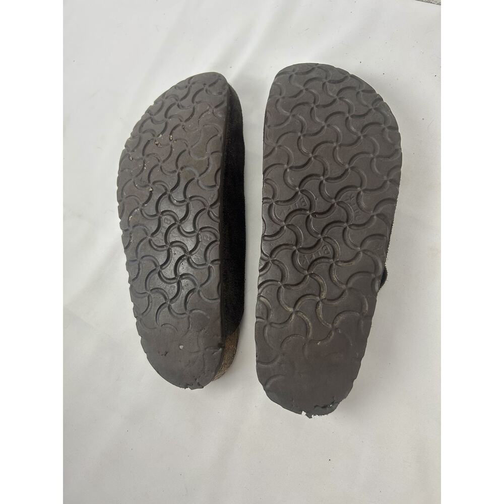 Birkenstock Boston Shoes Womens Size 37 Brown Suede Clogs Slip On Comfort Mule - Picture 5 of 6